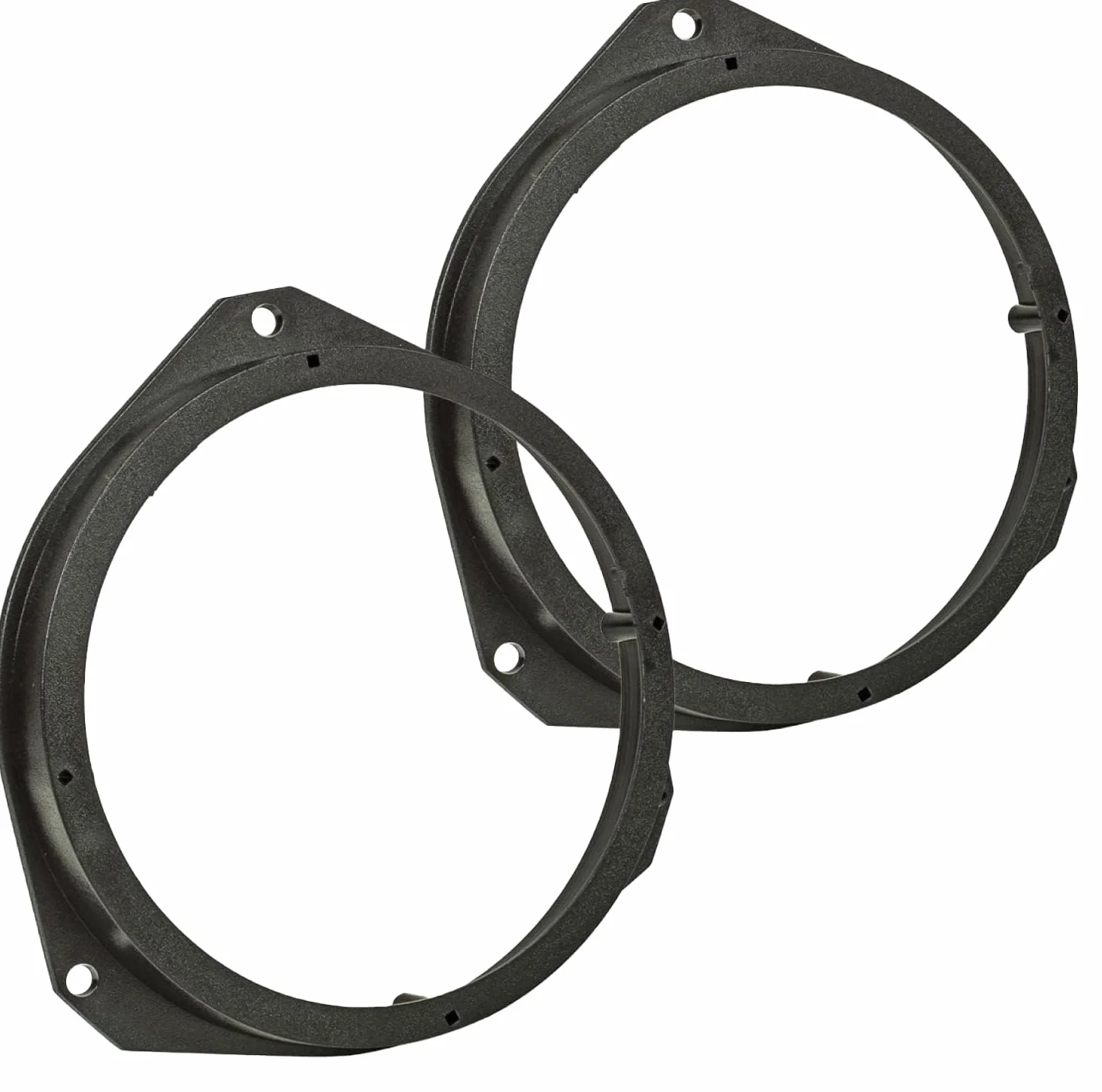 Kit 6 Enceintes Boîtiers ALPINE SXE-1750S + SXE-1025S pour Fiat Punto (188) / Grande Punto (199)/EVO avec 2 supports avant, 2 supports arrière et 4 connecteurs