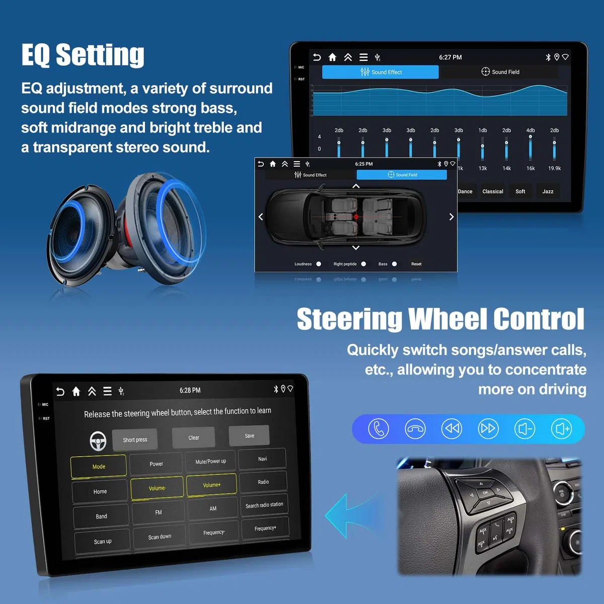 OiLiehu 4G+128G Android 15 Autoradio pour Kia Rio 2012-2015 avec CarPlay Android Auto sans Fil, 9“ INCELL Écran Tactile Radio avec GPS WiFi Lien Miroir Bluetooth FM/RDS EQ SWC Caméra Arrière