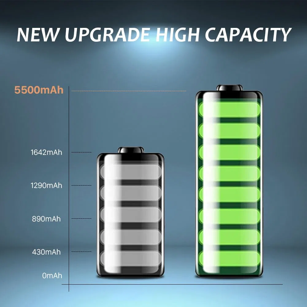 [5500mAh] Batterie pour iPhone SE 2016, Haute capacité Remplacement de Batterie pour iPhone SE 1ère Génération modèles A1662 A1723 A1724 avec kit d'outils