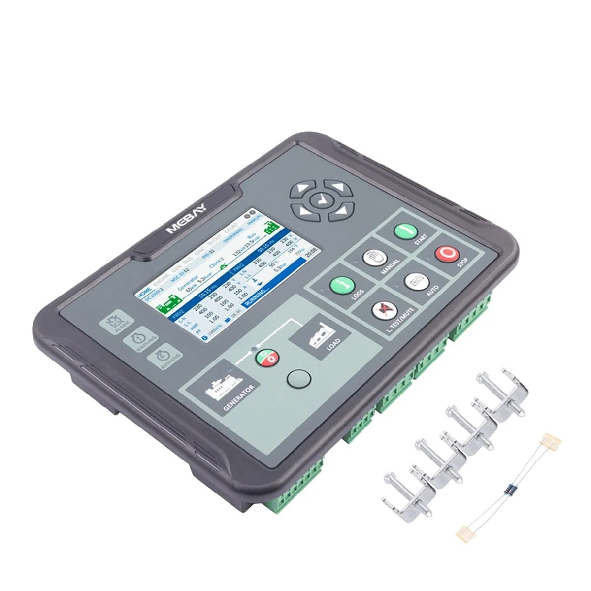 Contrôleur parallèle de Groupe électrogène DC102D DC100D, Module de Commande de Moteur LCD, Interface de Communication RS485 Can, pièces de générateur(DC102D)