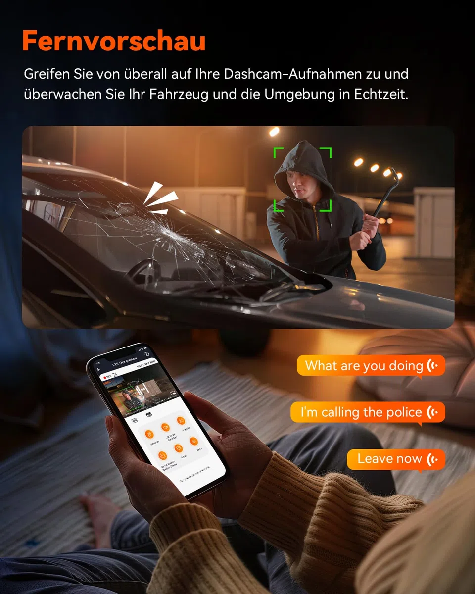 VANTRUE Module LTE avec Carte SIM pour Dashcam E360, S1 Pro, N2X, Vue en Direct à Distance, Geofencing et alertes, Notification d'incident, Suivi de véhicule, Activation à Distance, Stockage Cloud 2G