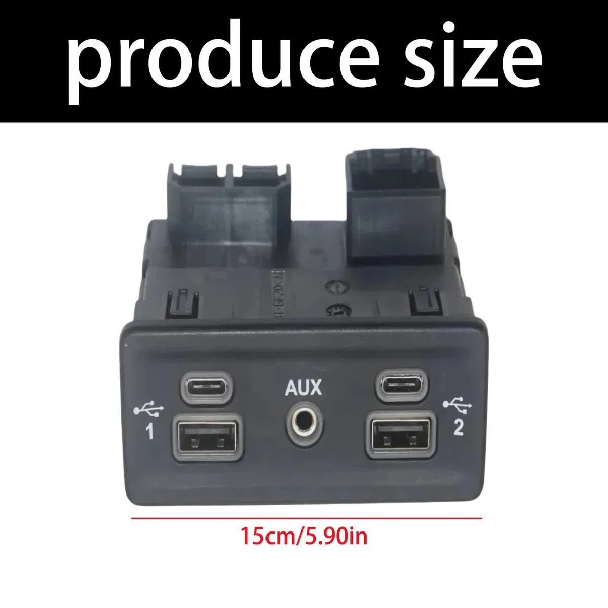Général Module d'interfaces de centres multimédia de voiture avec ports USB Charge rapide et défense pour plusieurs véhicules Module de lecteur audio automatique d'origine