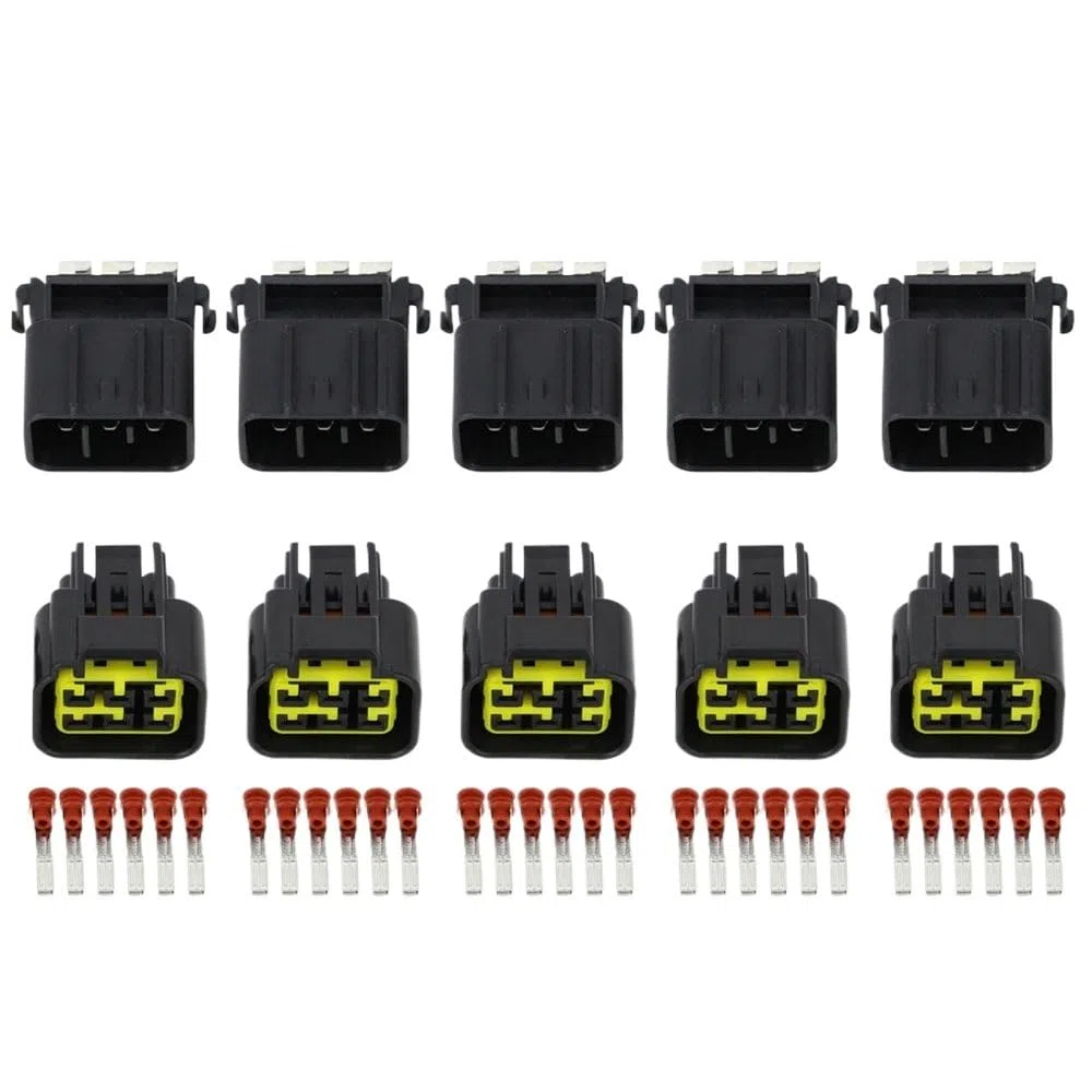 Connecteur de moto en plastique à 6 broches avec fiche terminale D+J70620-2.3-11/21