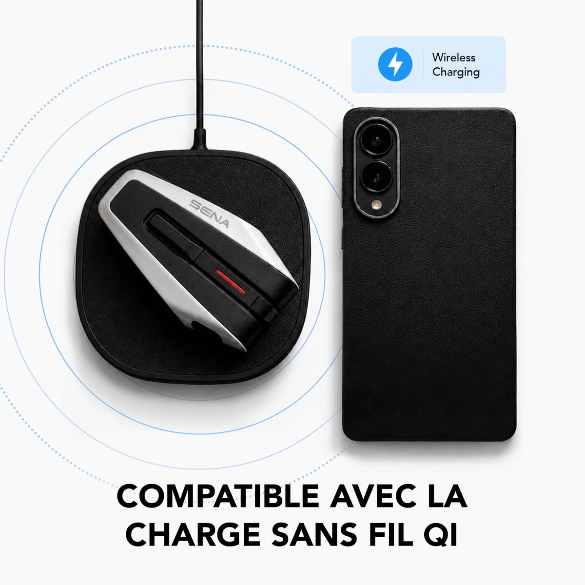 SENA Vortex Système de Communication par Casque Bluetooth pour Moto