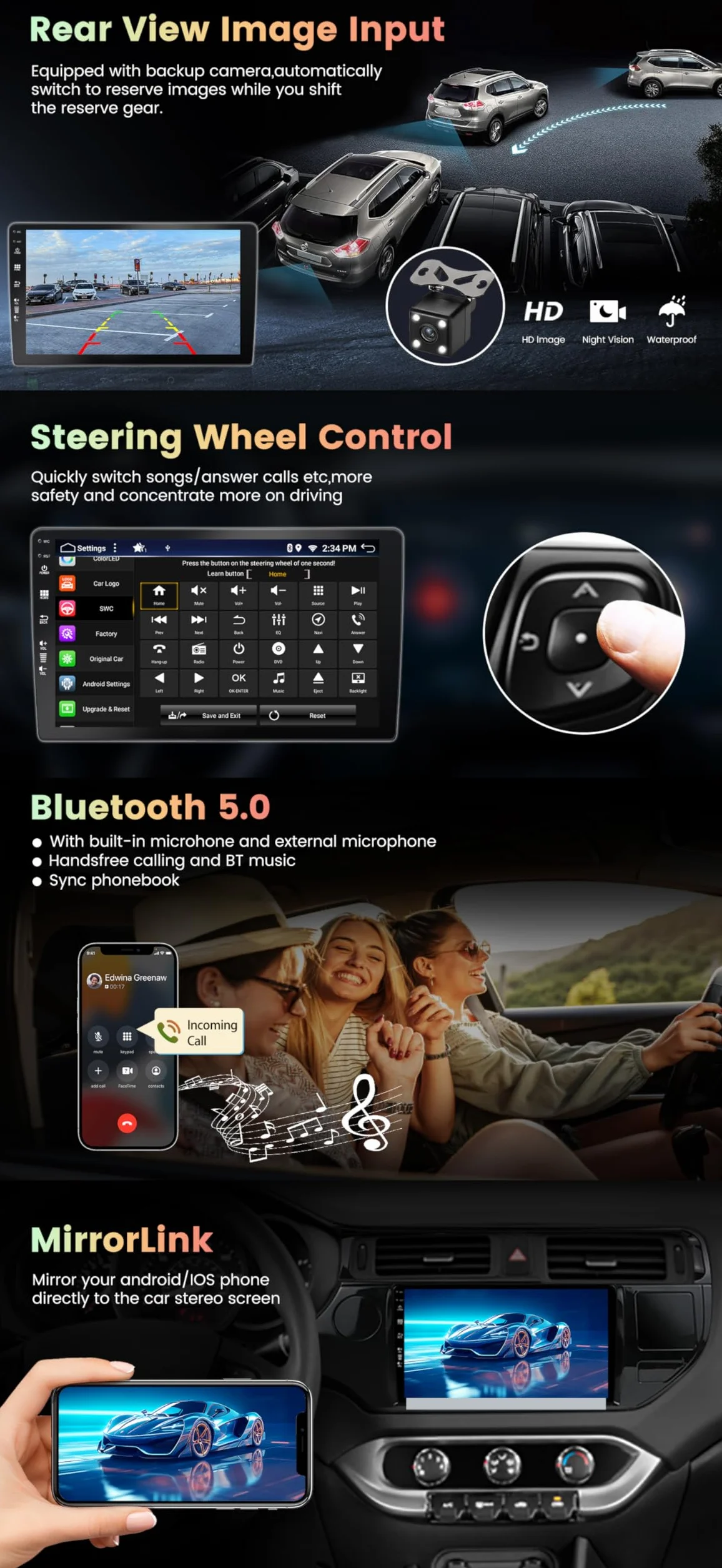 Kec 10.1" [6G+128G] Android 16 Autoradio pour Renault Clio 4 Zoe 2013-2019 avec sans Fil Carplay Android Auto | DSP | Mirror Link | 8-Core IPS Écran Tactile Bluetooth 5.0 GPS Navi WiFi FM