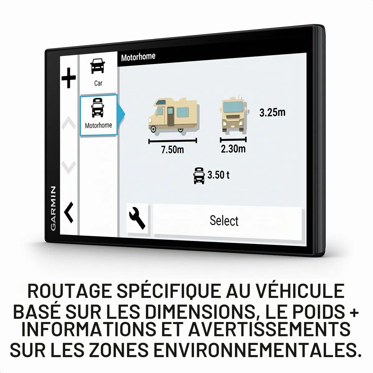 Garmin Camper 795, EU MT-D - GPS pour Camping-Cars et caravanes, 010-02747-10, Noir & 010-11917-00 Housse pour Appareil GPS 7" Noir