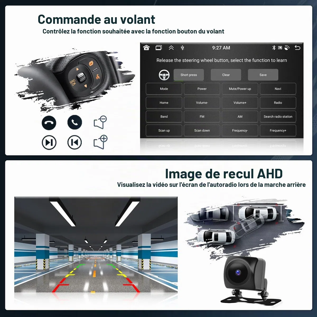 Inefala 4+64G 9'' Android 15 Radio pour BMW X5 E53 1999