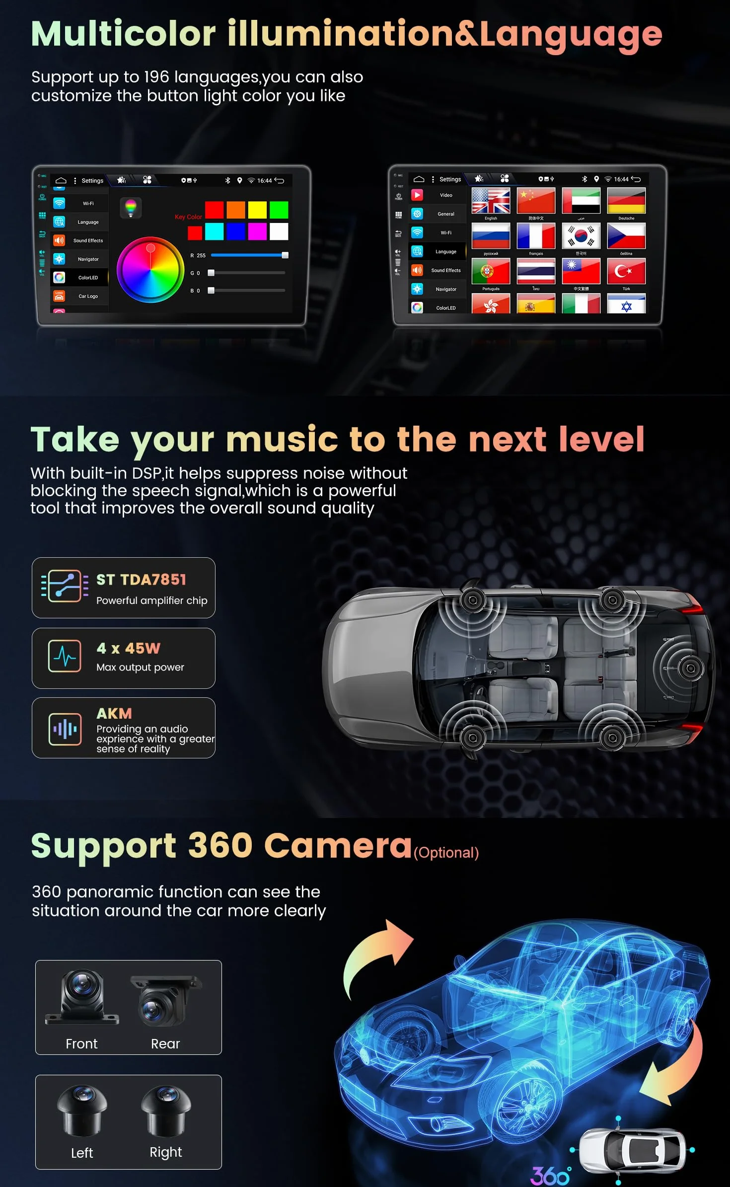 Kec 10.1" [6G+128G] Android 16 Autoradio pour Renault Clio 4 Zoe 2013-2019 avec sans Fil Carplay Android Auto | DSP | Mirror Link | 8-Core IPS Écran Tactile Bluetooth 5.0 GPS Navi WiFi FM