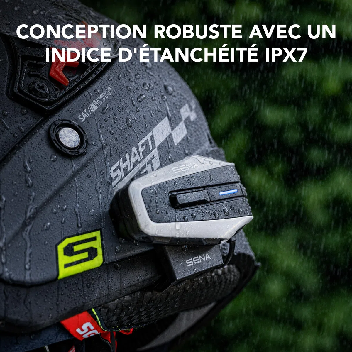 SENA Vortex Système de Communication par Casque Bluetooth pour Moto