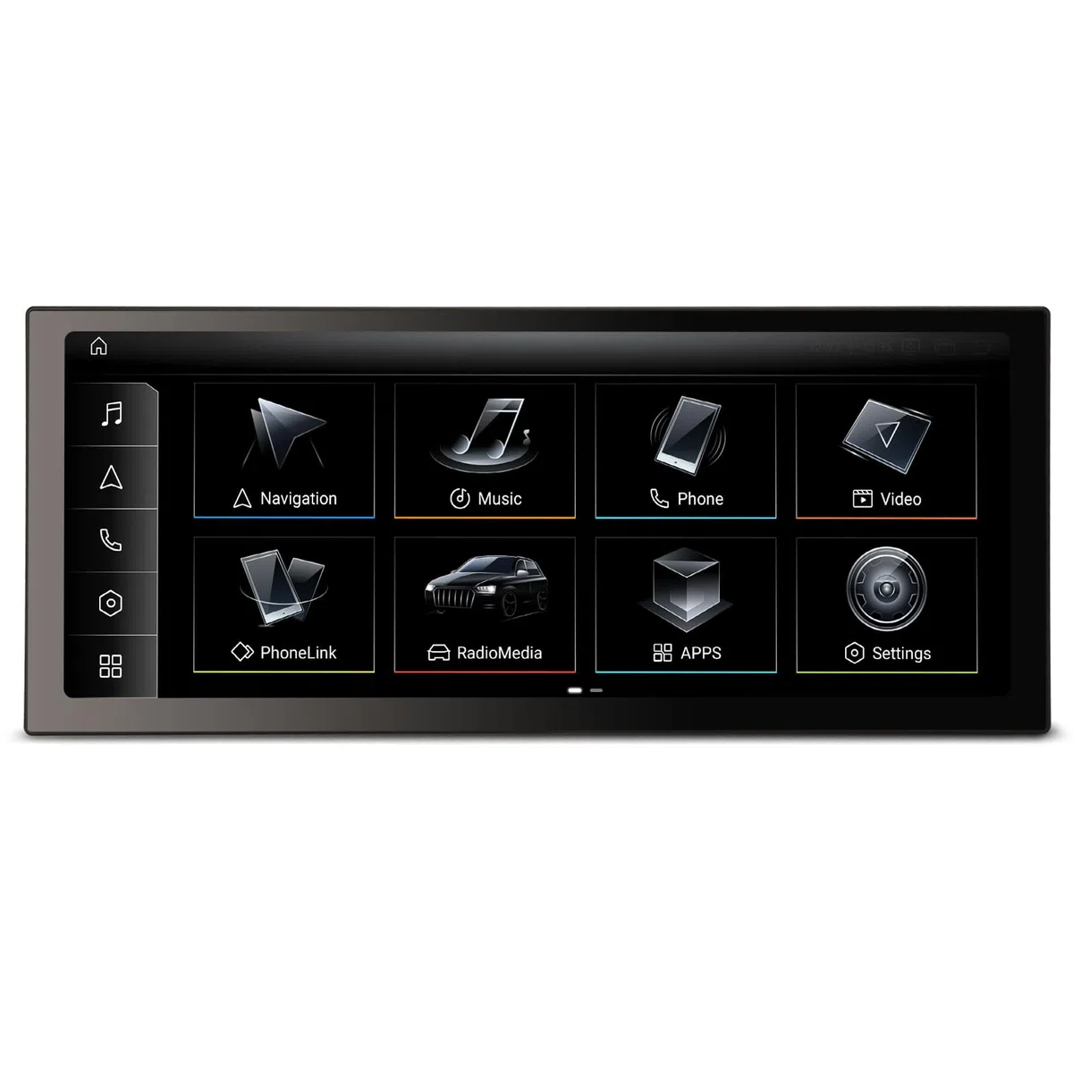 8Go+128Go Android 16 Dab+ Autoradio Stéréo pour Audi Q5 2009-2016 Audi Multimedia GPS Navigateur CarPlay sans Fil Android Auto Wi-FI 4G Bluetooth 5.1 USB 12,3" 2K écran Tactile HD Snapdragon 8 Cœurs