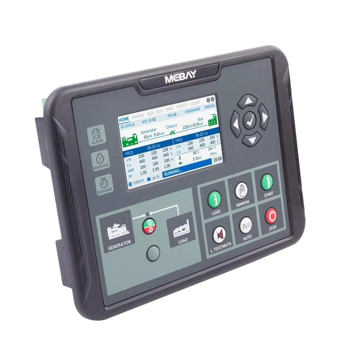 Contrôleur parallèle de Groupe électrogène DC102D DC100D, Module de Commande de Moteur LCD, Interface de Communication RS485 Can, pièces de générateur(DC102D)